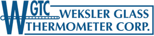 Logo of TC Weksler Thermometer in blue text with a stylized 'TC'.