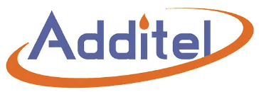 Logo with an orange swoosh and text that reads "Additel".